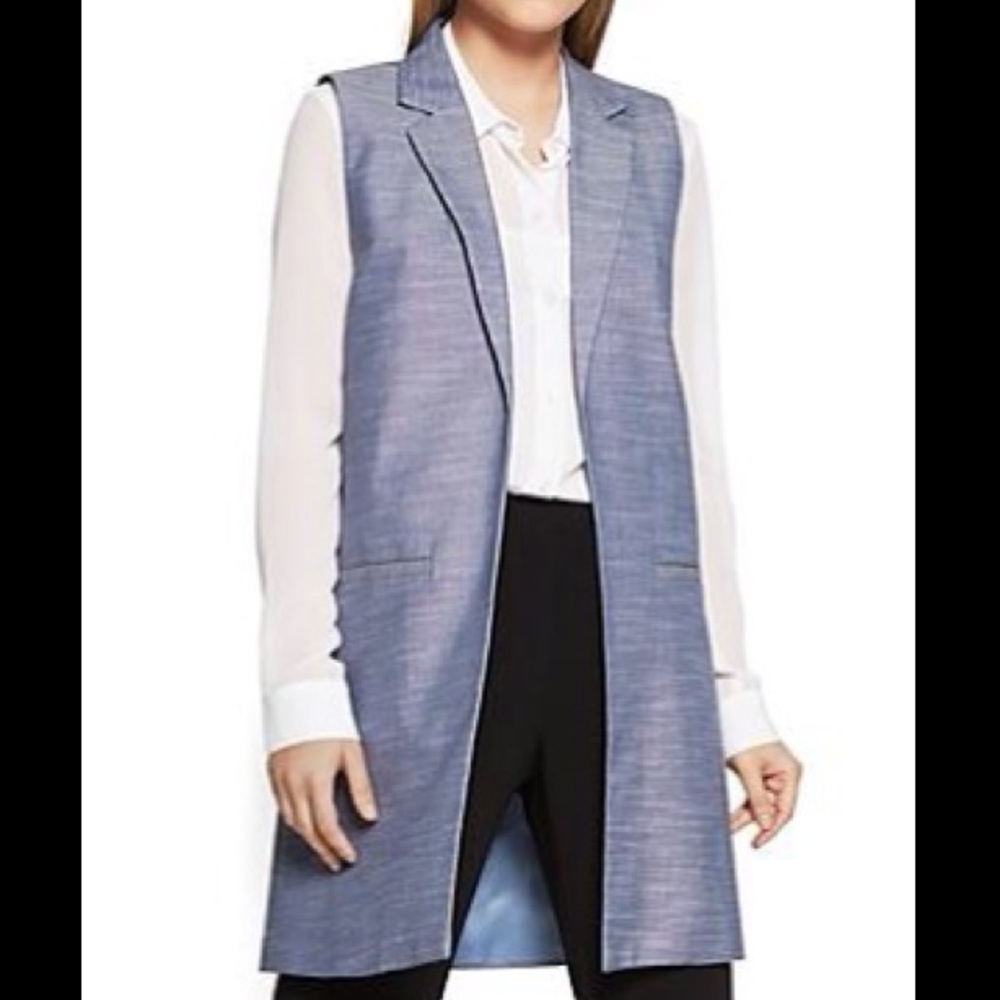 BCBGENERATION Dark Navy Longline Vest